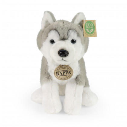Plyšový pes husky sediaci 23 cm SOFT COLLECTION