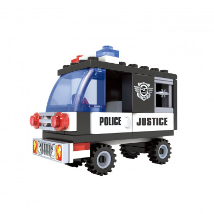 Kompatibilná stavebnica BLOXO polícia auto 48 ks