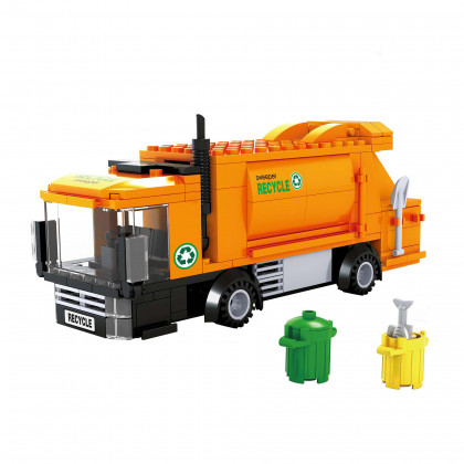 Kompatibilná stavebnica BLOXO smetiarske auto 209 ks