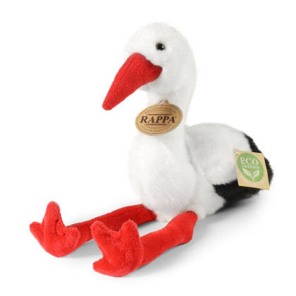 Plyšový bocian 20 cm ECO-FRIENDLY