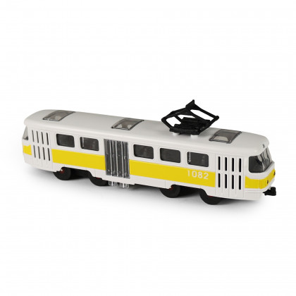 Električka MHD žltá 16 cm