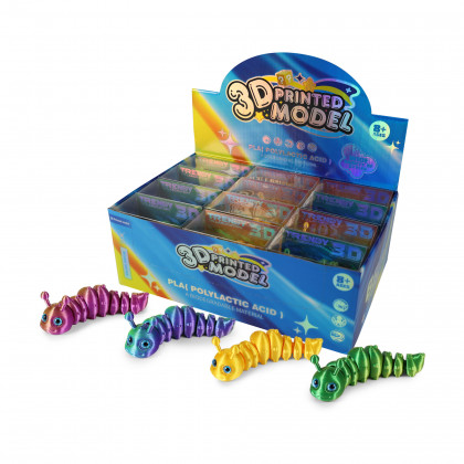 Magická húsenica 3D 10 cm