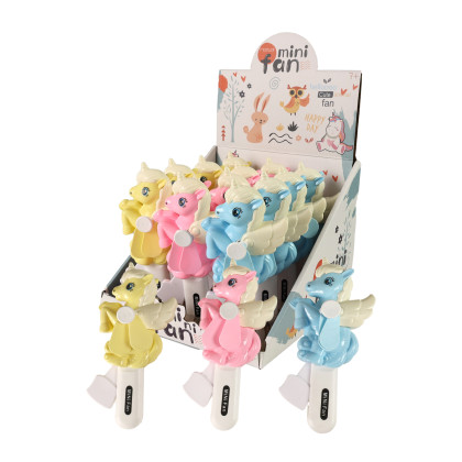 Ručný ventilátor jednorožec