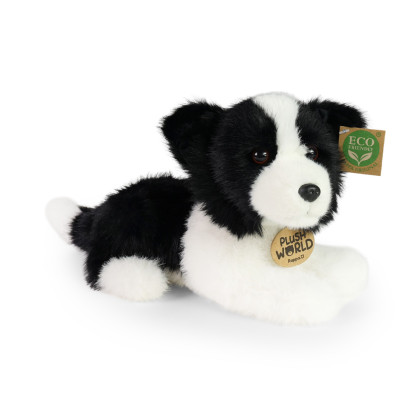 Plyšový pes border kólia ECO-FRIENDLY PLUSH WORLD