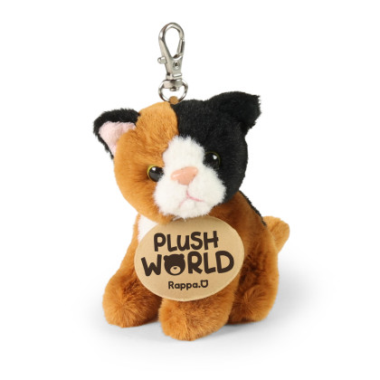 Plyšová kľúčenka / prívesok mačka 9 cm ECO-FRIENDLY PLUSH WORLD
