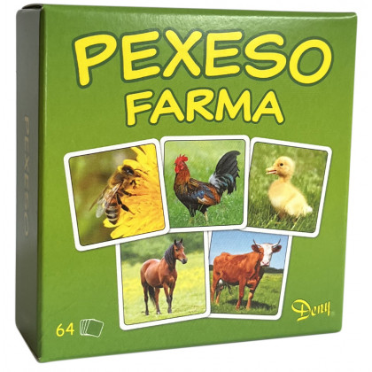 Pexeso Farma v krabičke
