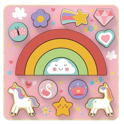 2Kids Toys Balančné puzzle Unicorn 2 v 1