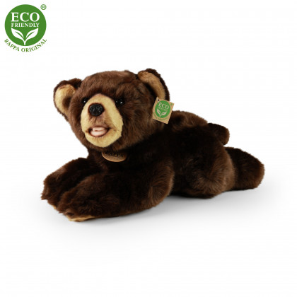 Plyšový medveď ležiaci 32 cm ECO-FRIENDLY