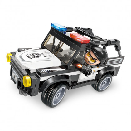 Qman Mine City Police W11011-1 Policajné auto