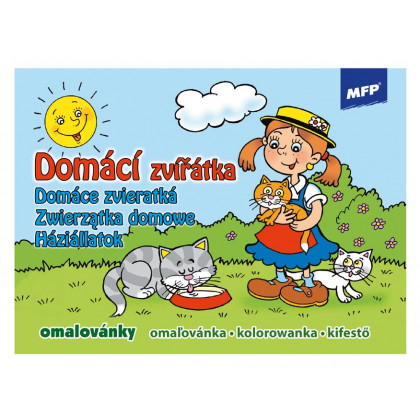 Omaľovánky MFP Domáce zvieratká/