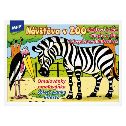 Omaľovánky MFP Návšteva v ZOO