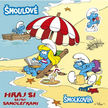 Album obrázkový Šmolkovia Hraj sa so samolepkami