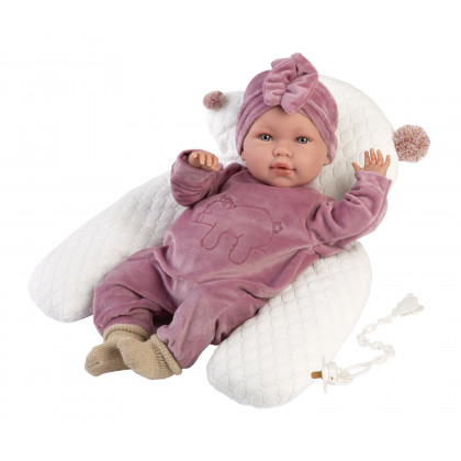 Llorens 74118 NEW BORN - realistická bábika bábätko so zvukmi a mäkkým látkovým telom - 42 cm
