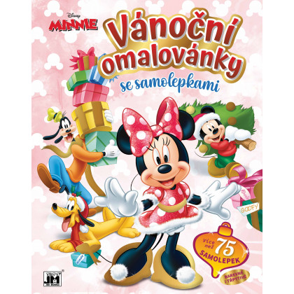 Vianočná omaľovánka so samolepkami Minnie