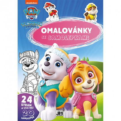 Omaľovánka A4 so samolepkami Paw Patrol/ Tlapková Patrola