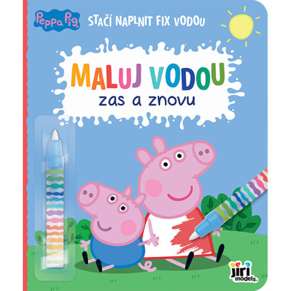 Omaľovánka Maľuj vodou zas a znova Prasiatko Peppa