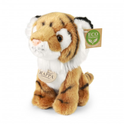 Plyšový tiger sediaci 18 cm ECO-FRIENDLY
