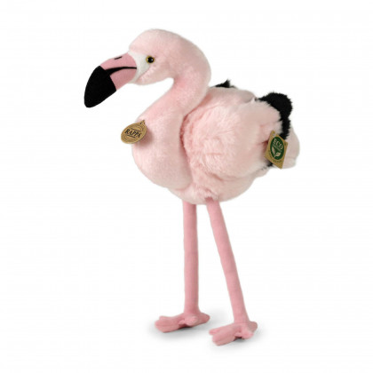 Plyšový vták plameniak 34 cm ECO-FRIENDLY