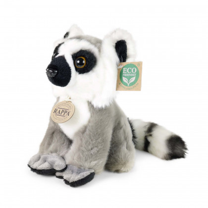 Plyšový lemur sediaci 18 cm ECO-FRIENDLY