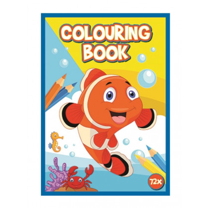 Kniha omaľovánok 72 strán A4 Morský svet