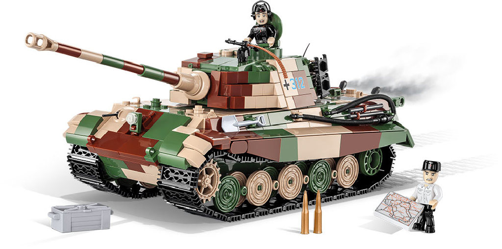 COBI 2540 World War II Nemecký ťažký tank PzKpfW VI ausf. B KÖNIGSTIGER (Tiger II)