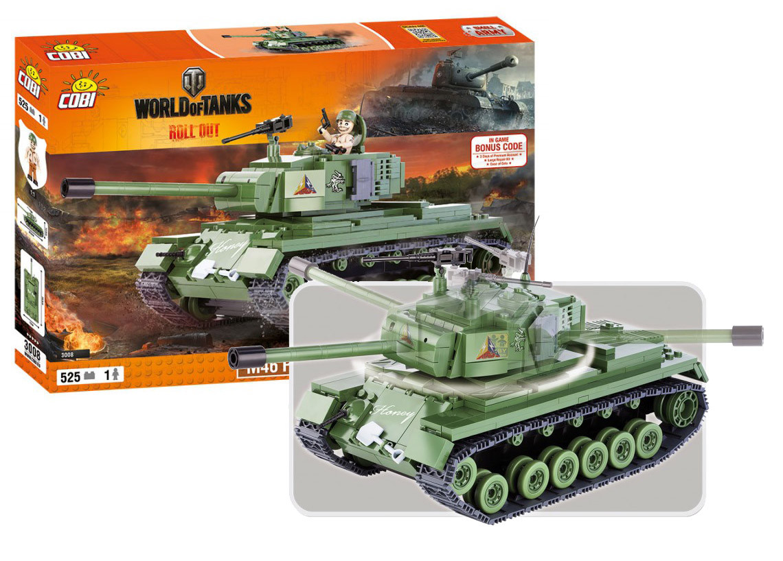 stavebnice WORLD OF TANKS Patton 500 k, 1 f
