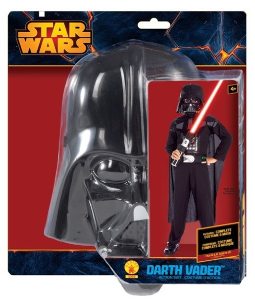 karnevalový kostým STAR WARS Darth Vader ACTION SUIT 7-10 let