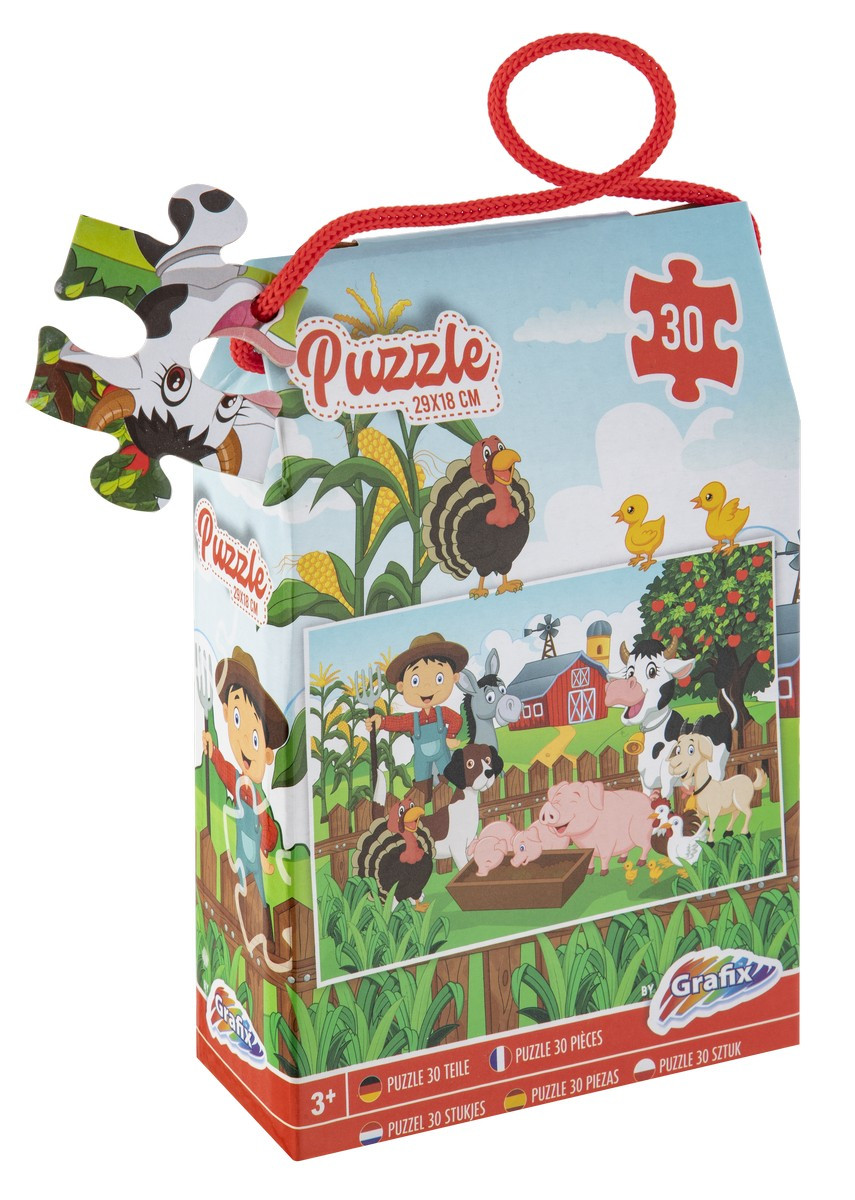 Puzzle 30 dielikov 29x18 cm Farma