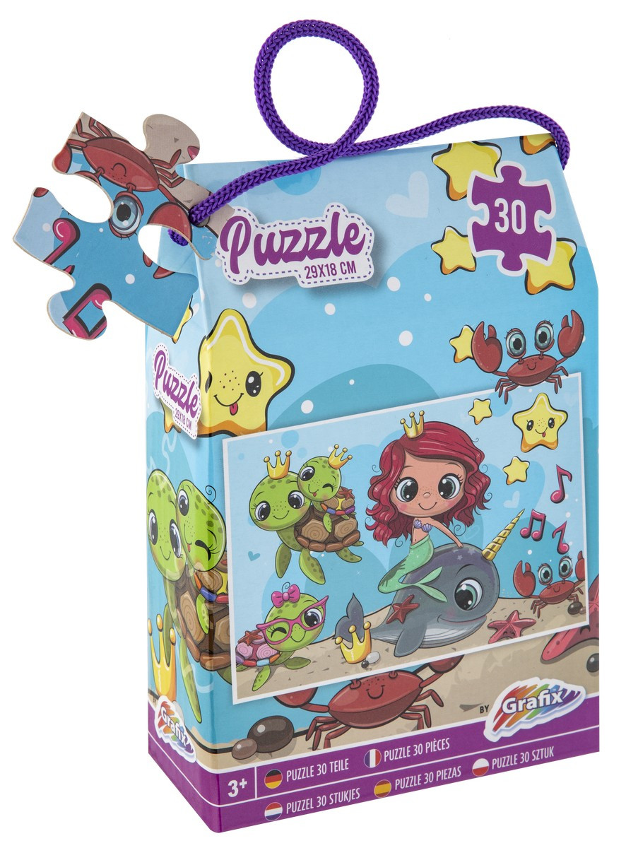 Puzzle 30 dielikov 29x18 cm Morská víla