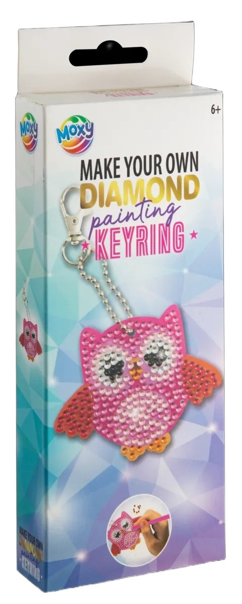 Kreatívny set výroba diamantového prívesku sova