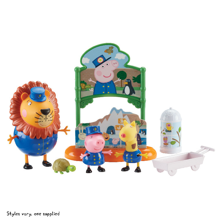 Peppa Pig sada ZOO 3 figúrky a doplnky