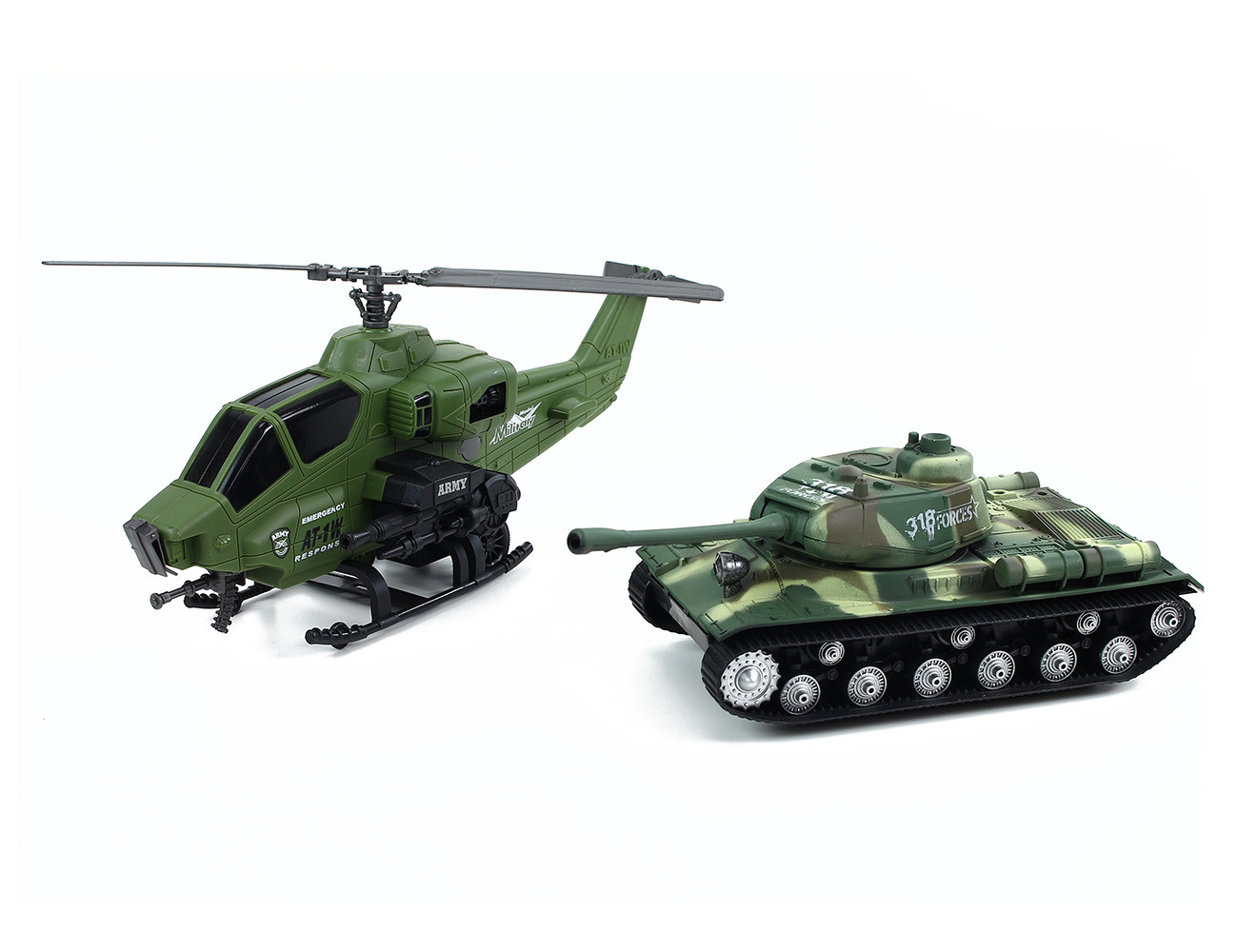 Sada vojenská - helikoptéra a tank