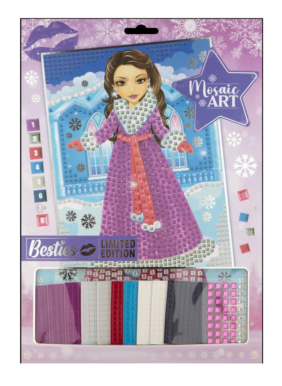 Kreatívny set mozaika podľa čísel A4 2