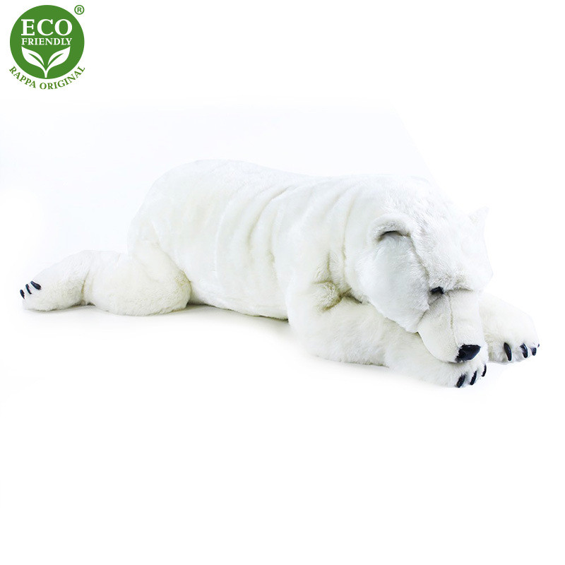 Plyšový medveď ľadový ležiaci 109 cm ECO-FRIENDLY