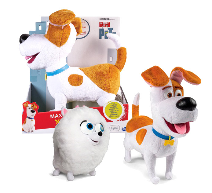 Tajný život maznáčikov plyšová postavička hovoriaca DELUXE, 2 druhy