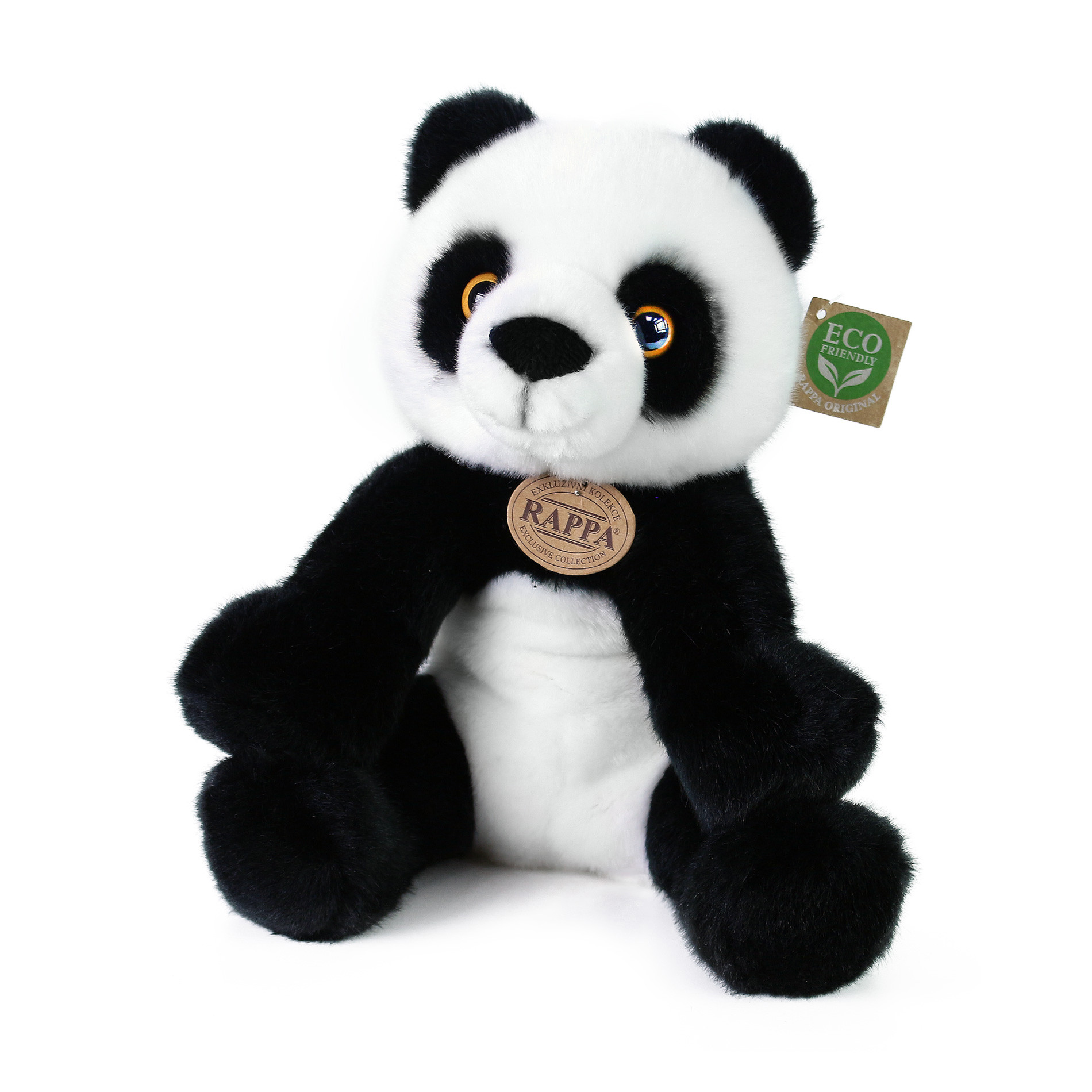 Plyšová panda sediaci 27 cm ECO-FRIENDLY
