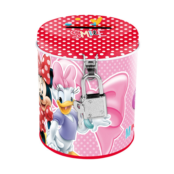 pokladnička kovová, okrúhla Minnie