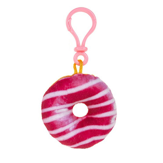 Plyšový donut 8 cm s klipom