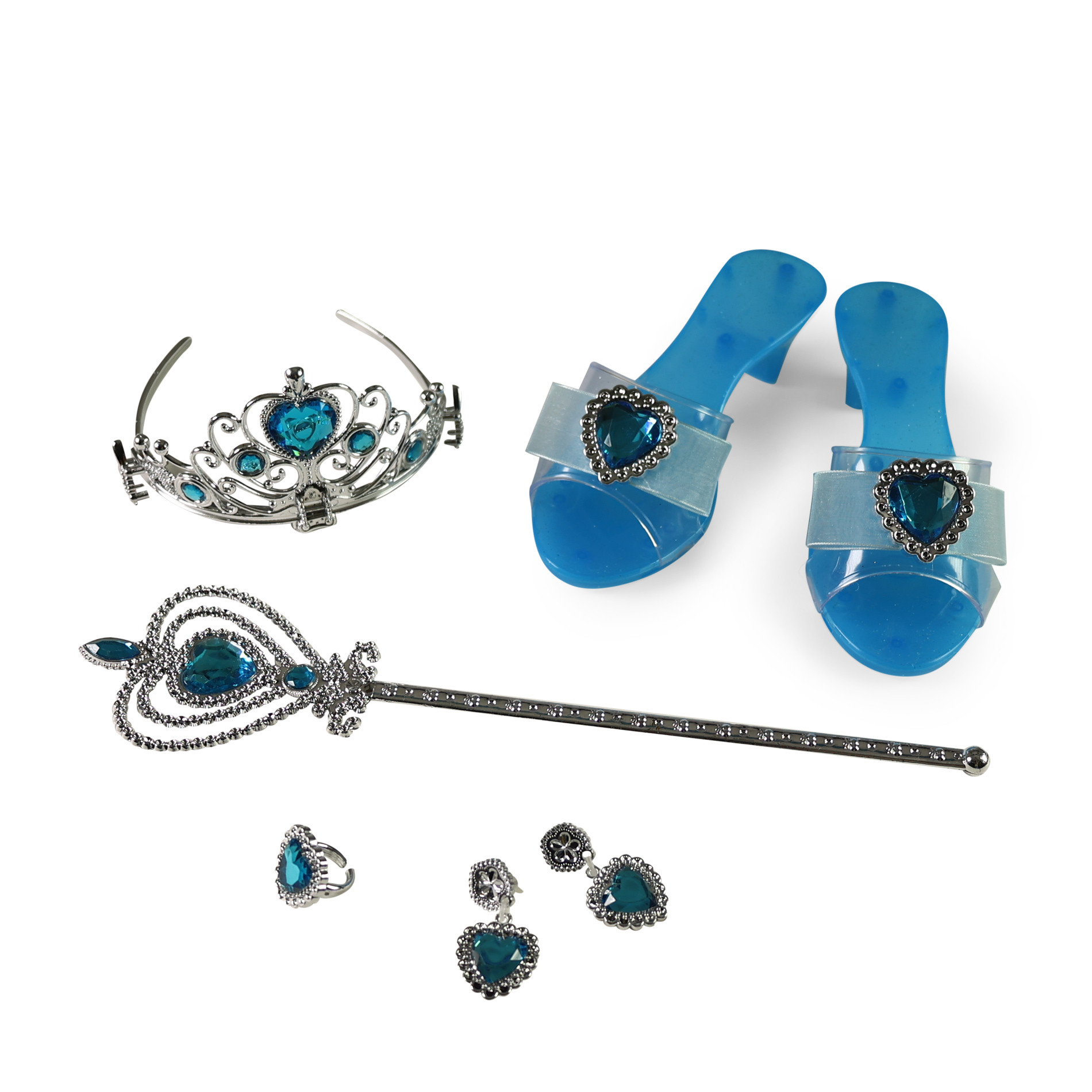 Sada princezná s črievičkami a príslušenstvom modrá