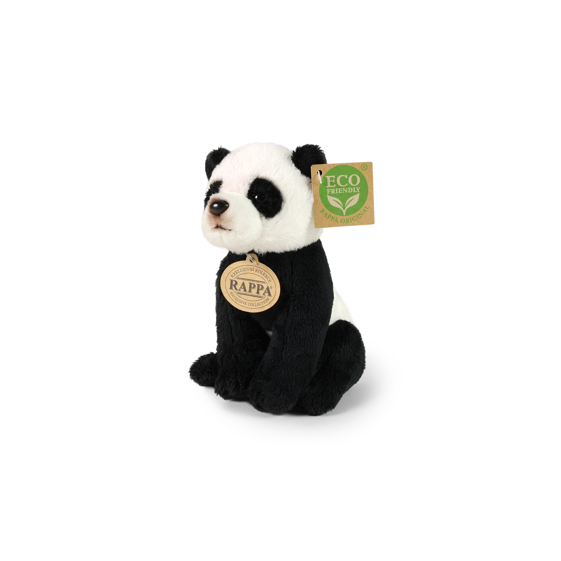 Plyšová panda sediaca 15 cm ECO-FRIENDLY