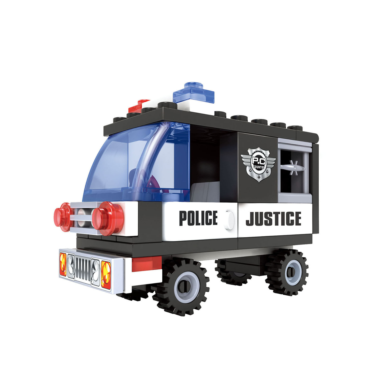 Kompatibilná stavebnica BLOXO polícia auto 48 ks