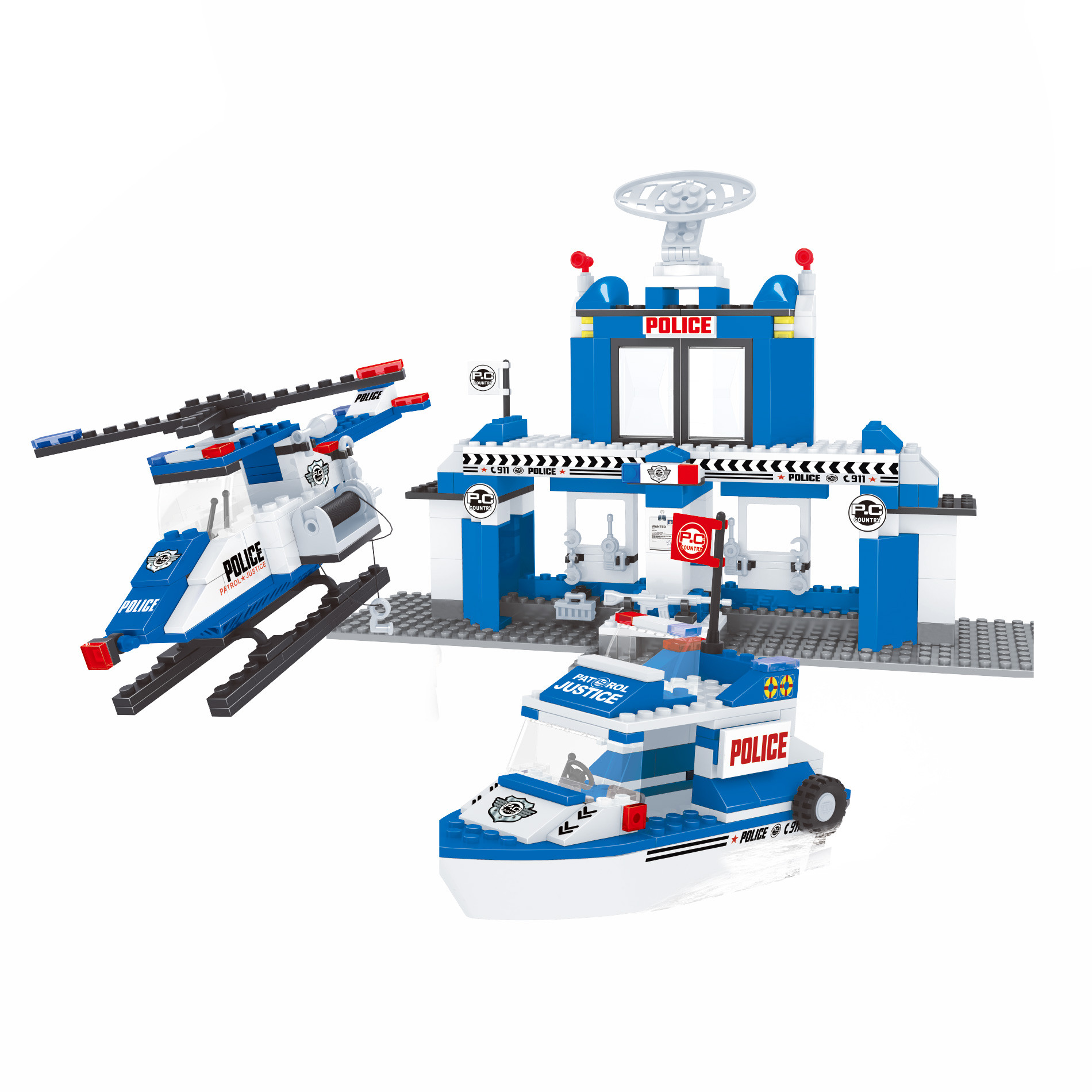 Kompatibilná stavebnica BLOXO polília stanica 370 ks