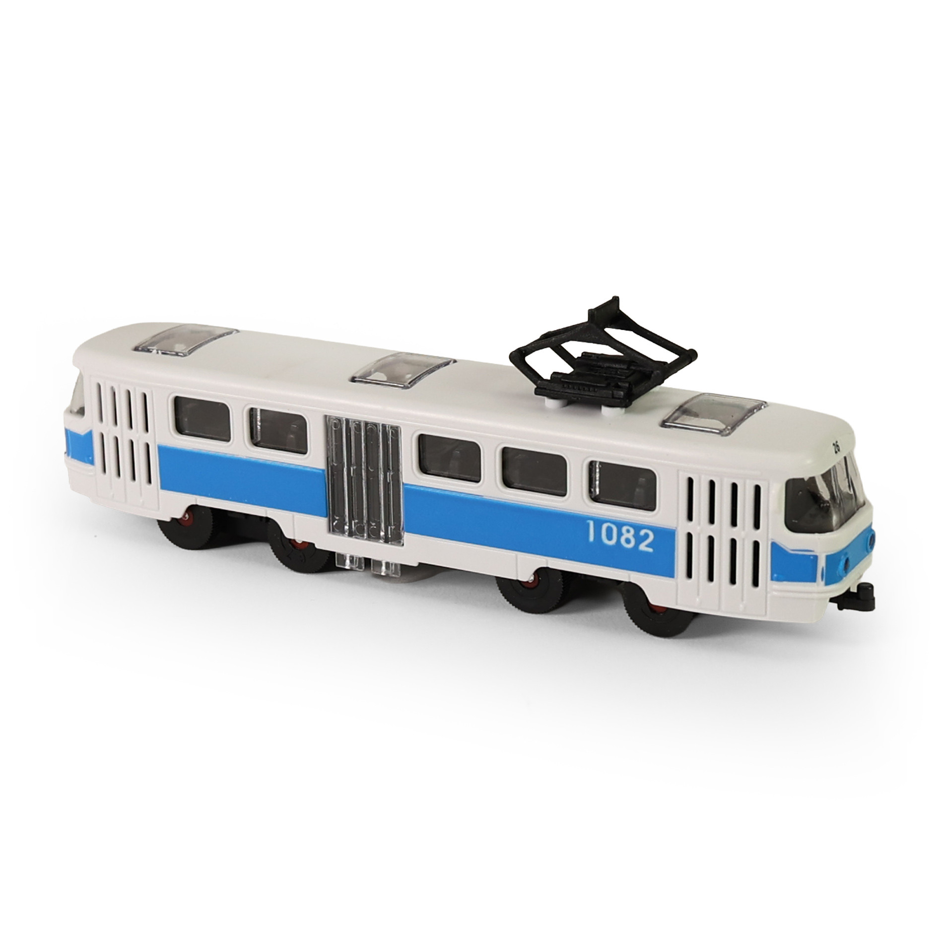 Električka MHD modrá 16 cm