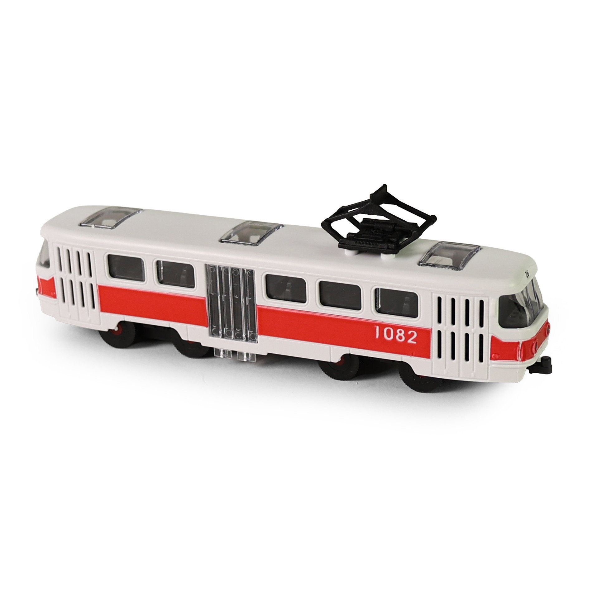 Električka MHD červená 16 cm