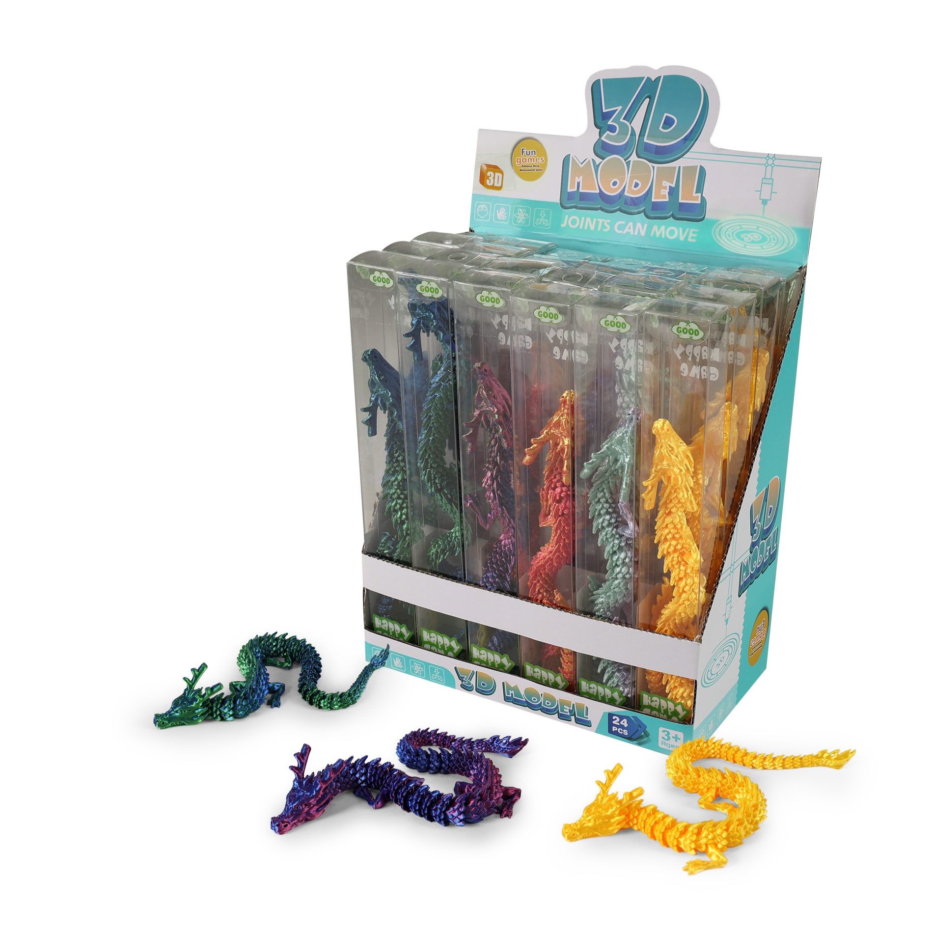 Magický čínsky drak 3D