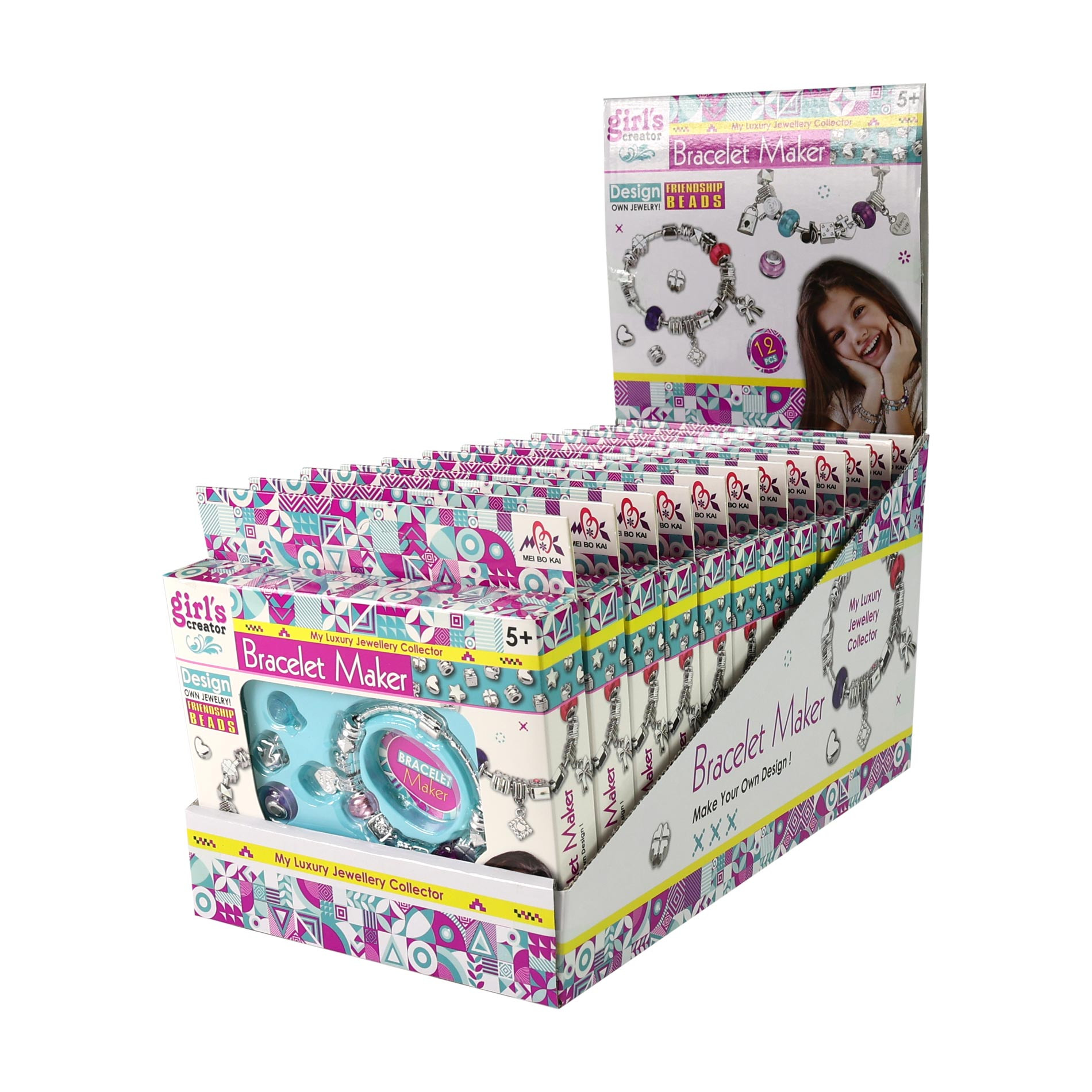 Dievčenský náramok s príveskami