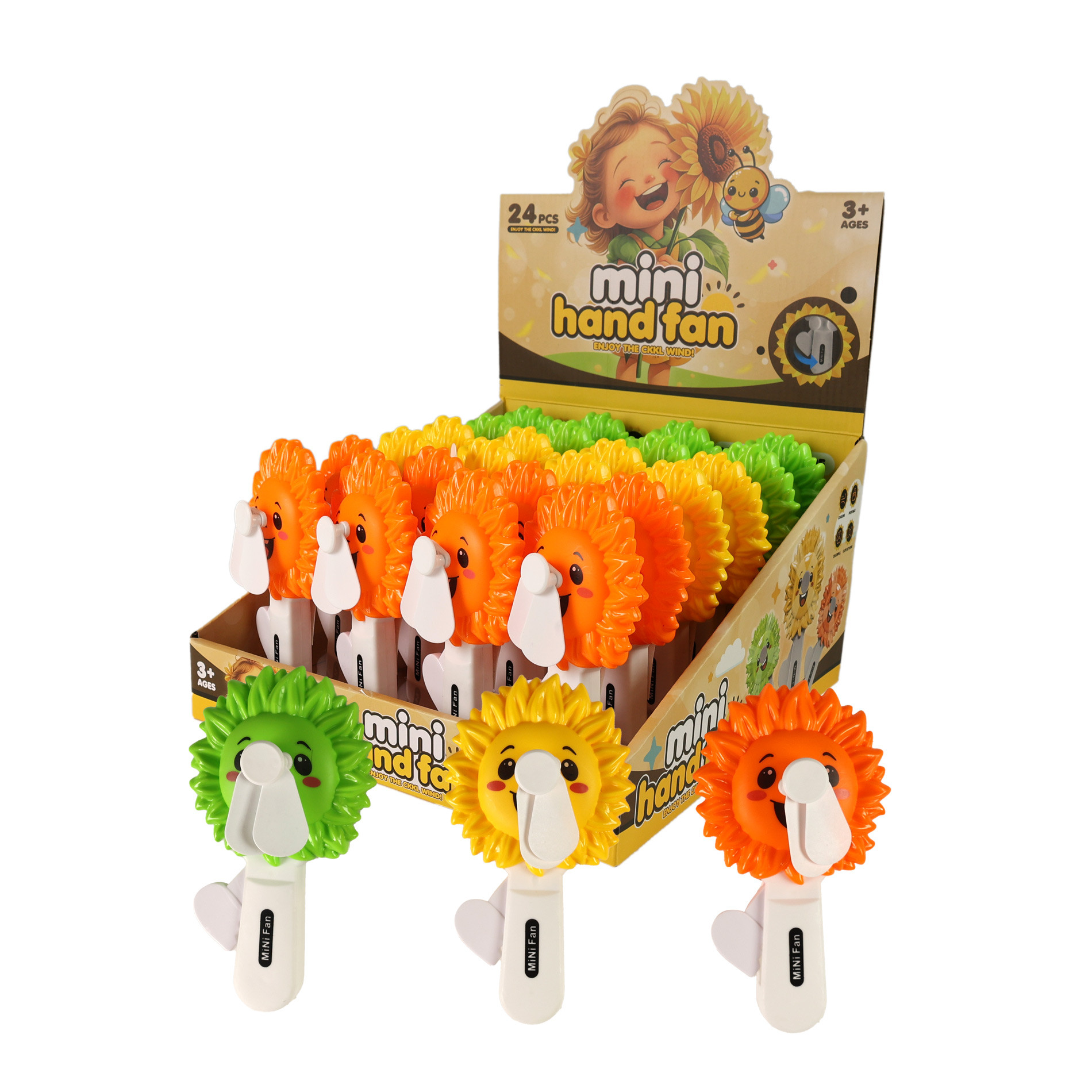 Ručný ventilátor slnečnice