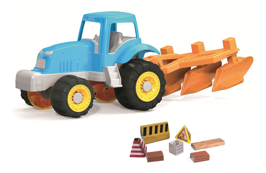 Androni Millennium traktor s funkčným pluhom dĺžka 43 cm