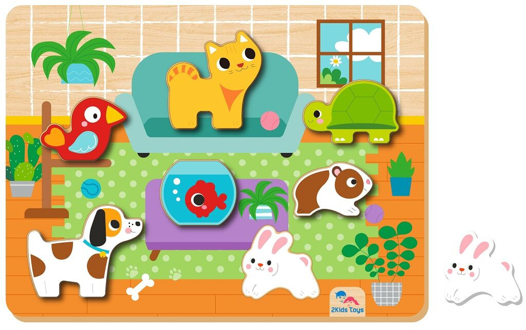 2Kids Toys Vkládacie puzzle Maznáčikovia
