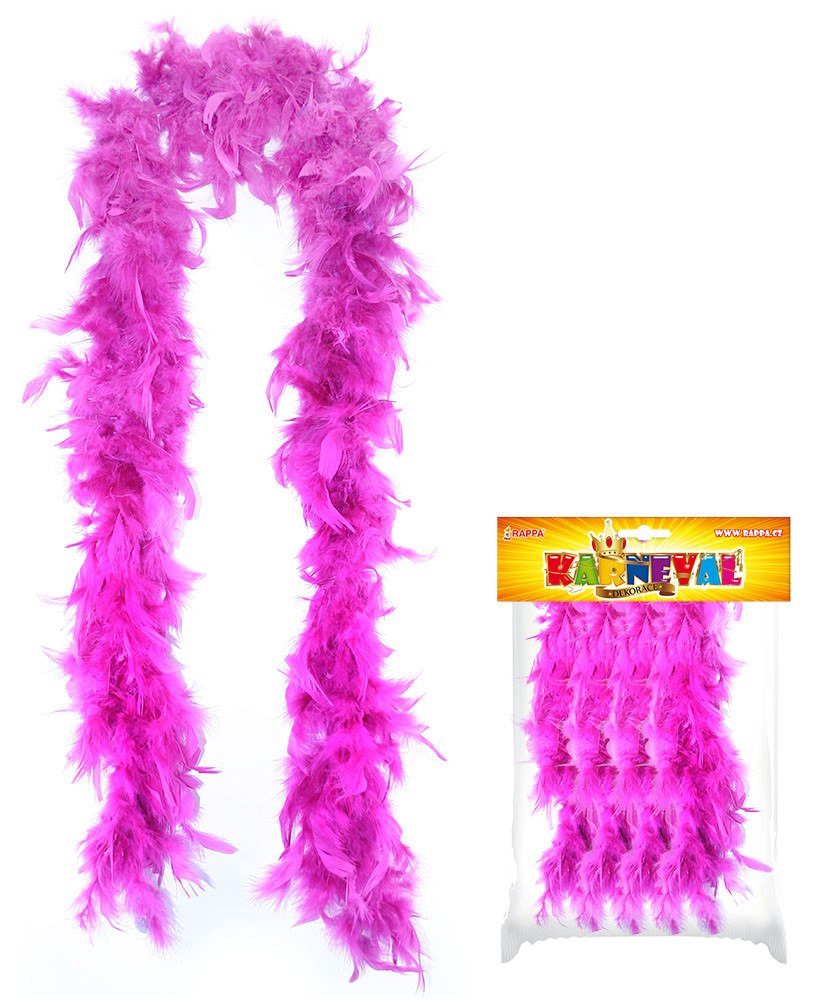 boa z peria 1,5 m, ružové